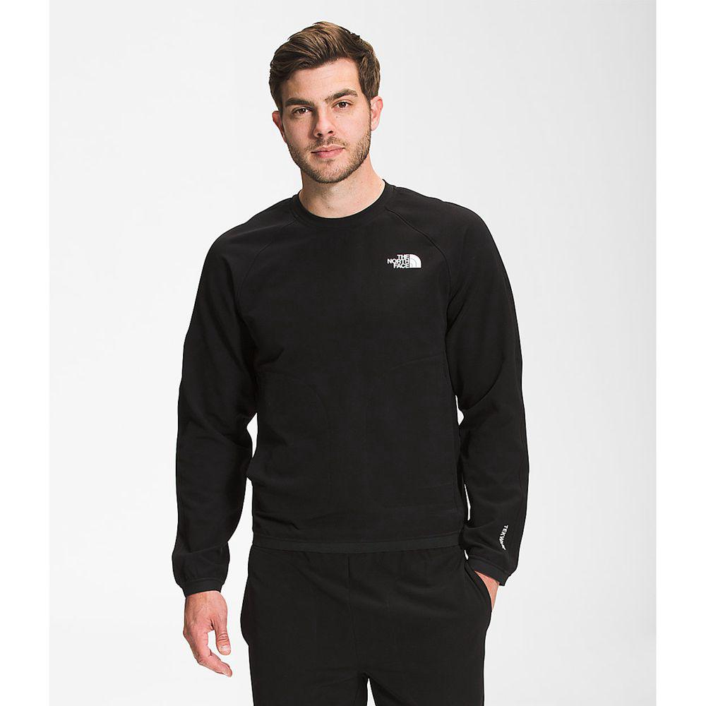 The North Face Tekware® Crewneck Ανδρικα Μπουφάν Fleece - Μαυρα (DWXQ62073)
